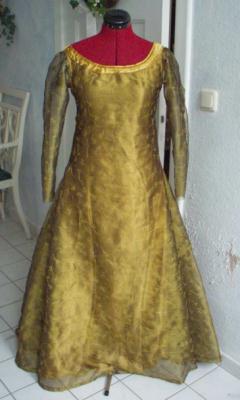 Braveheart-Kleid in Arbeit