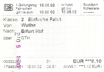 Das Ticket