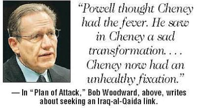 photo of Woodward with quote about Cheney