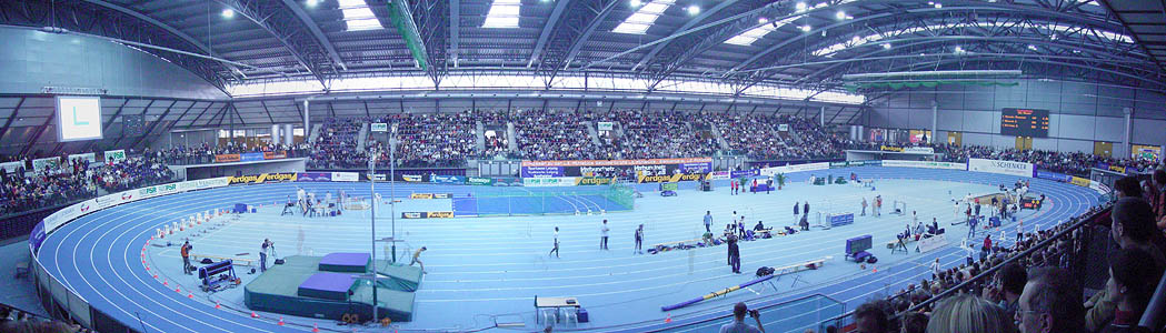 L.E.-Athletics in der Arena Leipzig