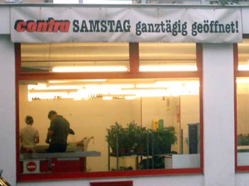 contra samstags geöffnet