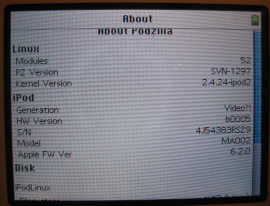 Linux auf dem iPod