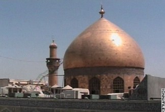The Imam Ali Mosque holds the tomb of Ali, the spiritual founder of Shiite Islam. Ali is known as the cousin and son-in-law of the prophet Mohammad. His assassination and martyrdom are key to Shiite worship.