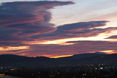 Sunset Vienna