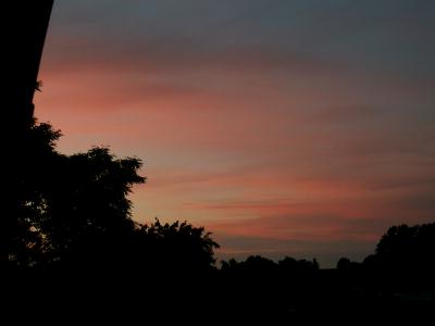 Sonnenuntergang  in Barnin am 27.06.2005