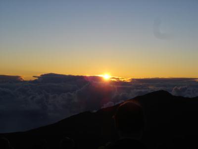 Sunrise at 10,000 feet, on top of the Haleakala Volcano in Maui, HI