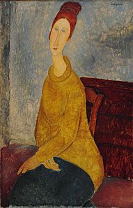 amedeo modigliani - le sweater jaune