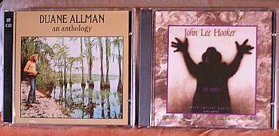 R : John Lee Hooker - The Healer
<br/><br/>
L : Duane Allman - Anthology