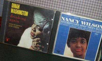 nancy wilson: yesterday love songs + today's blues
<br/><br/>
dinah washington: drinking again