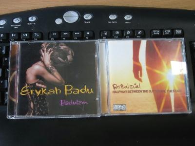 r: fat boy slim -halfway between the gutter and the stars
<br/><br/>
l: erykah badu - baduizm