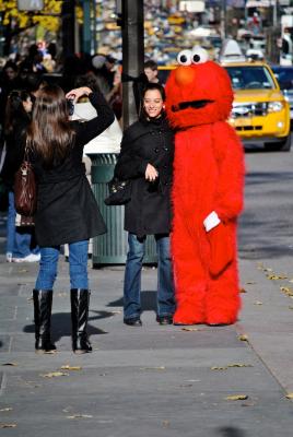 on the street