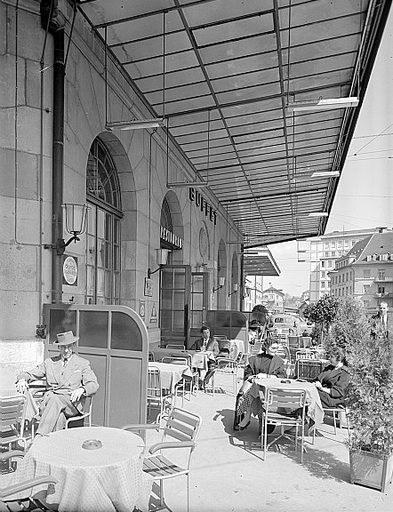 Buffet de la Gare, Fribourg. Photograph: Jacques Thévoz