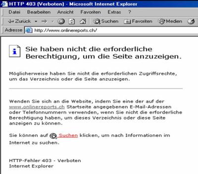 &lt;i&gt;Du musst leider draussen bleiben.
<br/><br/>
Es hat eben nicht jeder das Vorrecht, sich unabhängig zu informieren!&lt;/i&gt;