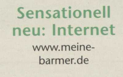 Internet entdeckt!