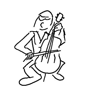 Cello kann ich malen