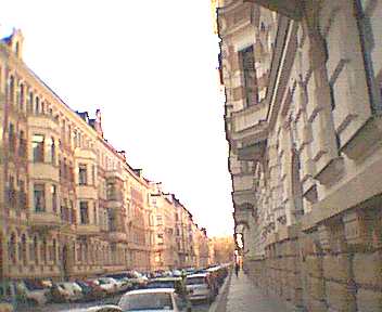 Blick in Funkenburgstr.