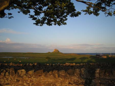 Parkplatz zum Lindisfarne Castle, Holy Island