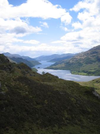 Loch Lomond aus der Vogelperspektive