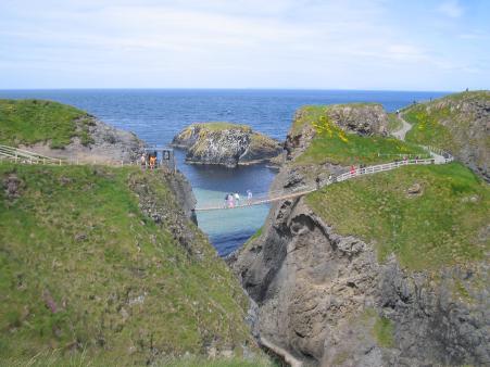 Die Carrick-a-Rede Rope Bridge