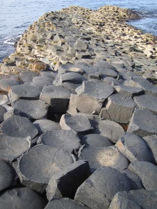 Basaltformationen am Giant's Causeway