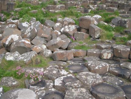 Basaltformationen am Giant's Causeway