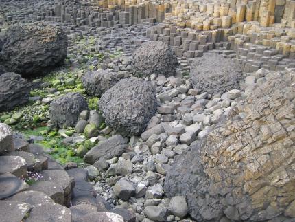 Basaltformationen am Giant's Causeway