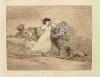 Uno de los grabados de Goya rectificados por los Chapman en Insult to injury
