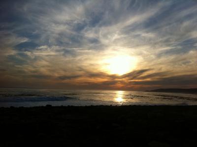 Sonnenuntergang am Kap