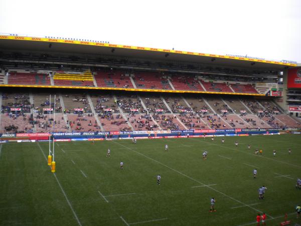 das Stadion war ziemlich leer