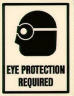 eye protection required sign