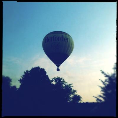 Heute Abend aus dem Fenster...