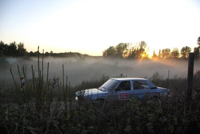 Ralley Wedemark, Staub im Sonnenuntergang