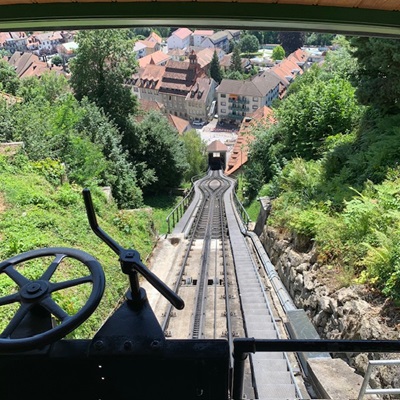 Funiculaire, Fribourg - Juli 2024