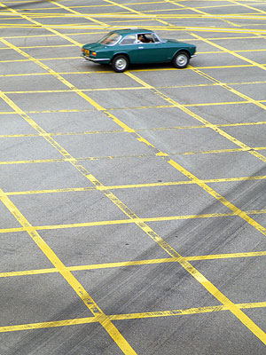 Intersection - Jordan Road - Lin Cheung Road - Kowloon - Hong Kong - 2 April 2010 - 8:30