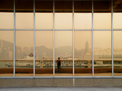 China - Hong Kong Harbour Ferry Building - Hong Kong - 2 April 2010 - 7:45