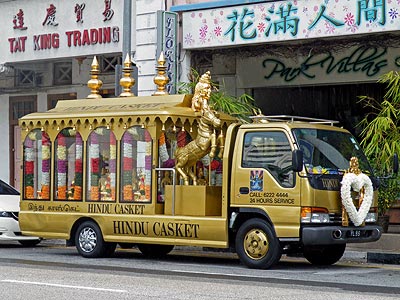 Hindu Leichenwagen - Lavender Road - Singapore