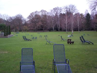 kein Schnee und keine Leut' im Herzogenriedpark...