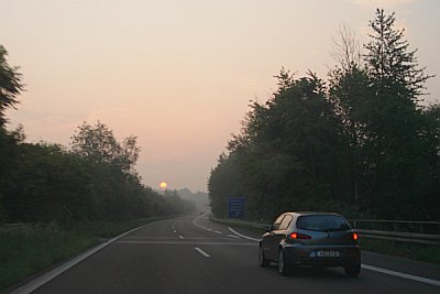 eben, auf dem weg zur arbeit...