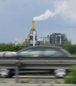 Chemiefabrik bei Ludwigshafen