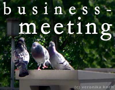 business-meeting in der Grazer Innenstadt