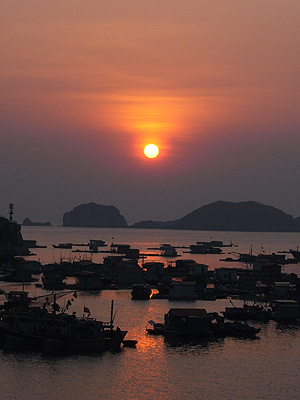 Floating Village - Cat Ba - Halong Bay - Vietnam - 3 January 2008 - 18:08