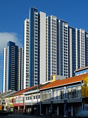 City Square von Jalan Besar aus - Singapore