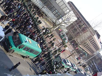 demo, harburg innenstadt.