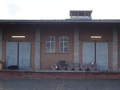 ehemaliger bahnhof im binnenhafen.