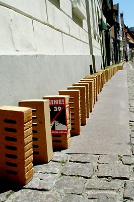 backstein domino um die historische altstadt