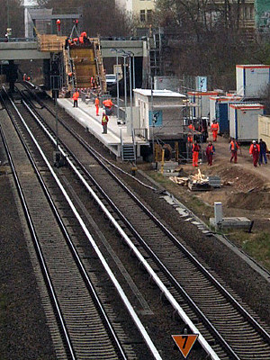 neuer s-bahnhof kolonnenstr., berlin schoeneberg