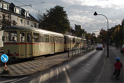 ...trams in der stadt