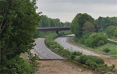 alles ist irgendwann zuende, von der autobahn hätte ich das aber in der form nicht gedacht...