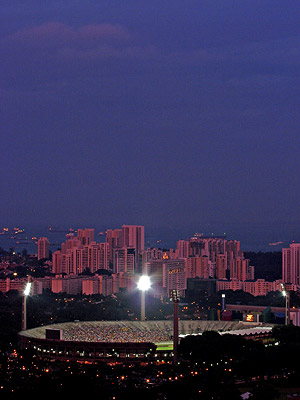 National Stadium of Singapore - Freundschaftsspiel Brazil : Singapore