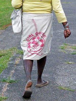 Dieses Girl Guide war etwa 60 Jahre alt - Ratu Cakobau Road - Suva - Fiji Islands - 20091120 - 17:35